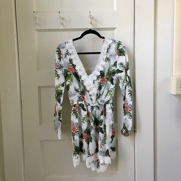 Brave Soul Tropical Romper - Picture 2 of 4